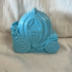Vintage 1992 Disney's Cinderella Travel Play Set Blue Carriage Mattel